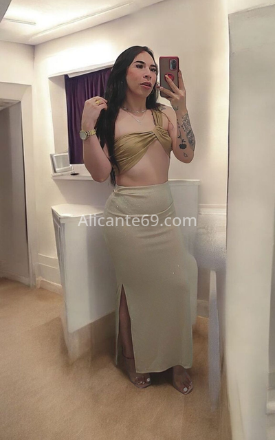 Andrea, joven trans simpatiquísima. 634159776. Citas en ALICANTE, ALICANTE. www.alicante69.com.