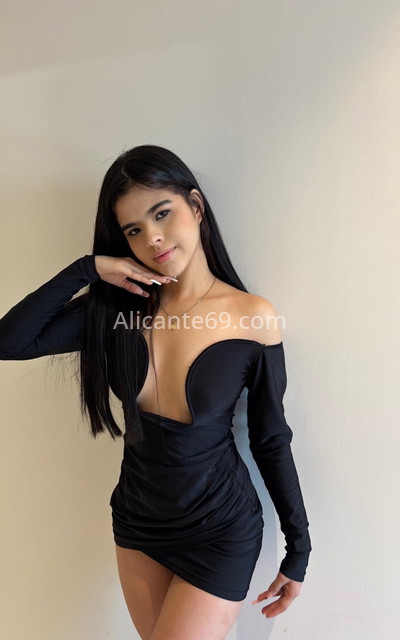 Samantha, colombiana de 18  años . 603109454. Citas en ALICANTE, ALICANTE. www.alicante69.com.
